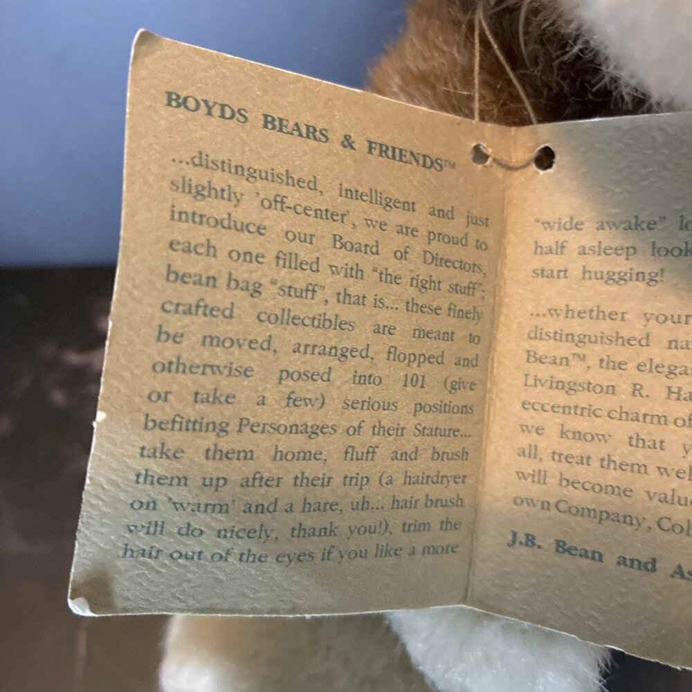 Boyds Bears Cookie Plush Cat J.B. Bean Associates Vintage Collectible - Picture 5 of 10